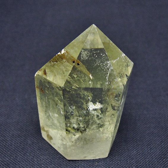 虹入り シトリン水晶 六角柱 [t98-2250]