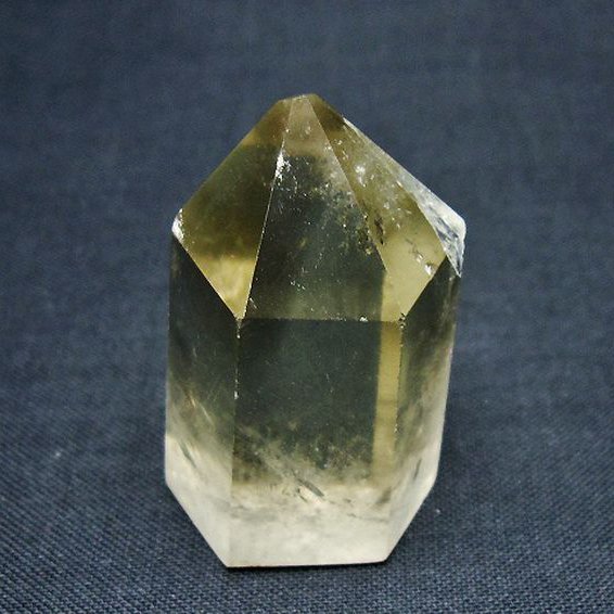 虹入り シトリン水晶 六角柱[T98-2320]