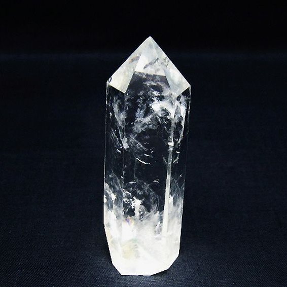 グリーンファントム水晶 六角柱 [t98-2371]