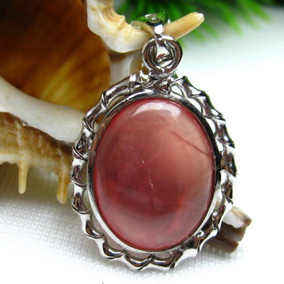 インカローズ ロードクロサイト ペンダント [W12-5]