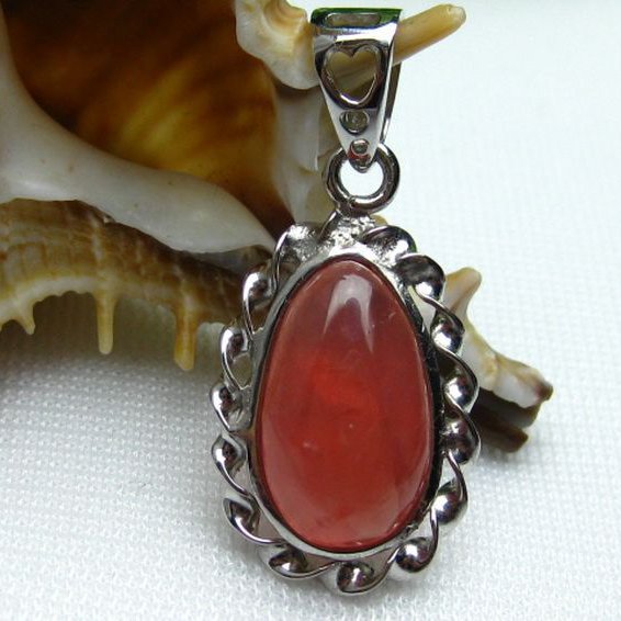 インカローズ ロードクロサイト ペンダント [W12-62]