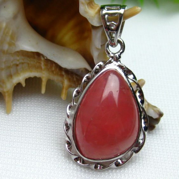 インカローズ ロードクロサイト ペンダント [W12-64]