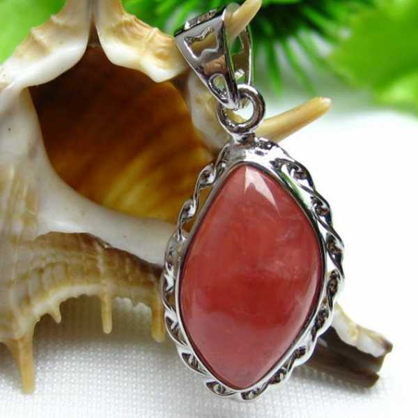 インカローズ ロードクロサイト ペンダント [W12-65]