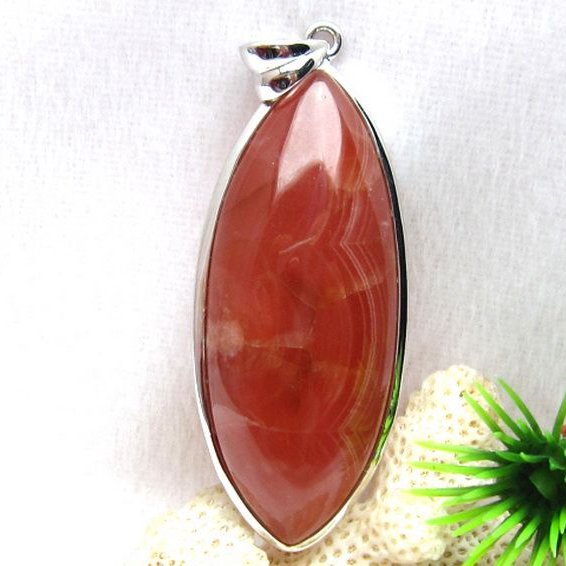 インカローズ ロードクロサイト ペンダント [W13-2]