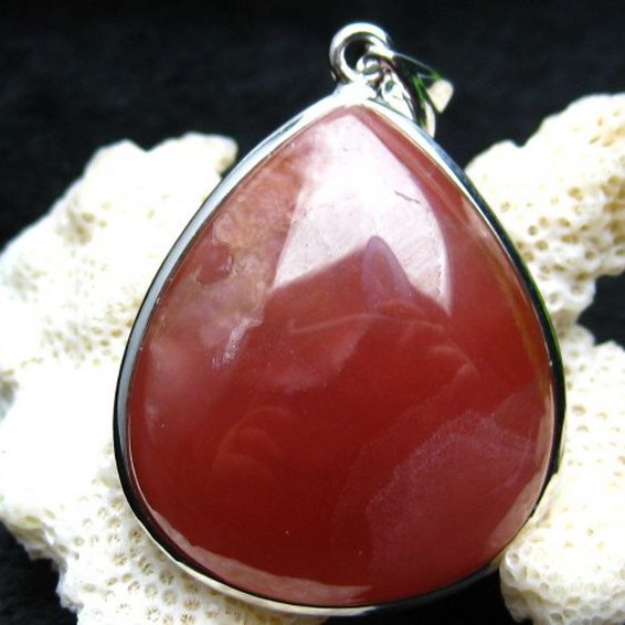 インカローズ ロードクロサイト ペンダント [W13-49]