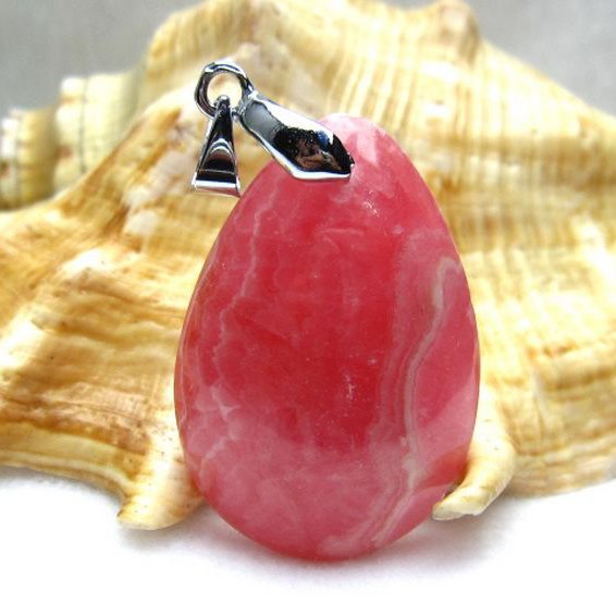 インカローズ ロードクロサイト ペンダント [W14-10]