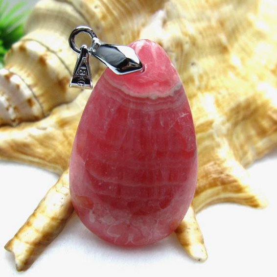 インカローズ ロードクロサイト ペンダント [w14-44]