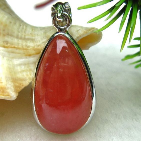 インカローズ ロードクロサイト ペンダント [W9-100]