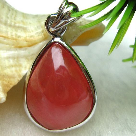 インカローズ ロードクロサイト ペンダント [W9-104]