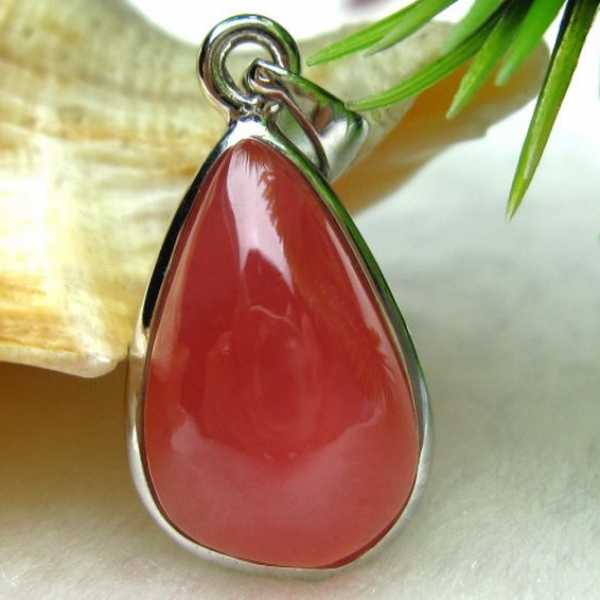 インカローズ ロードクロサイト ペンダント [W9-114]