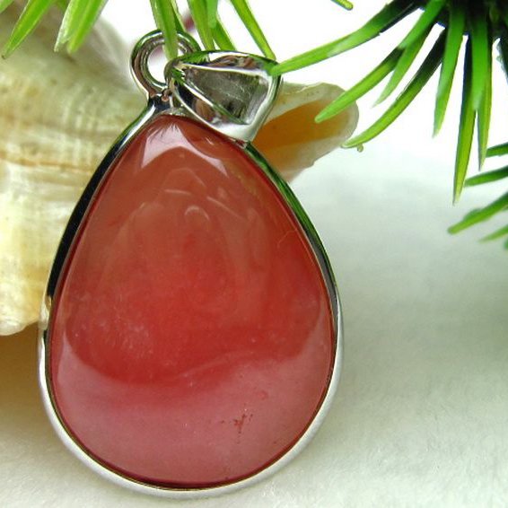 インカローズ ロードクロサイト ペンダント [W9-28]