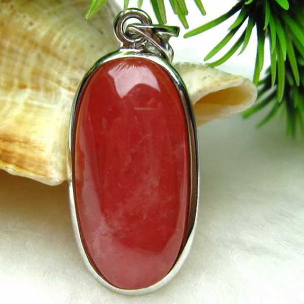 インカローズ ロードクロサイト ペンダント [W9-40]