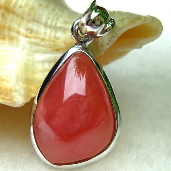 インカローズ ロードクロサイト ペンダント [W9-66]