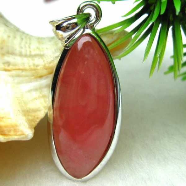 インカローズ ロードクロサイト ペンダント [W9-72]