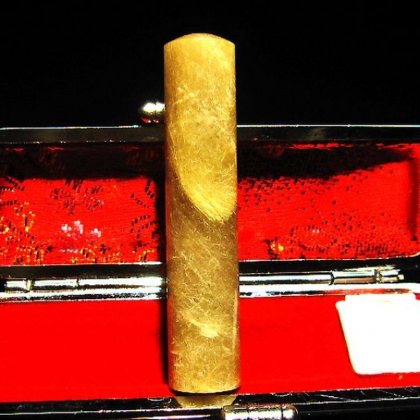 豪華ルチル 印材　 12mm [M119-170]