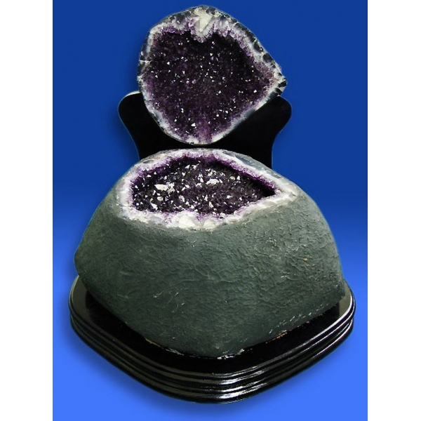 150Kg ペア水晶トレジャーアメジスト 同梱不可 M500-191 （納品日程ご相談品）（特大品）