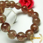 赤トルマリンブレスレット14mm