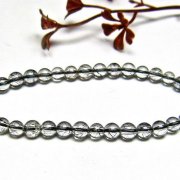 ブラックルチルクォーツ ブレスレット 5mm [h131-8]