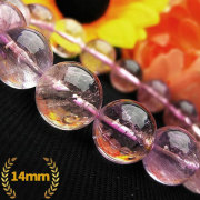 画像現物/クンツァイト ブレスレット 14mm  kunzite [K1-1343]