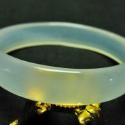 美品【瑪瑙/アゲート】バングル　青緑 美品【瑪瑙/アゲート】バングル青緑