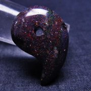 ブラックオパール 勾玉[L381-41]