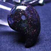ブラックオパール 勾玉[L381-91]