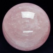 2Kg スターローズクォーツ 丸玉 115mm [S9-322]