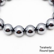 ★細胞活性化・健康★ テラヘルツブレスレット ラウンド12.5mm 《rv》  [T10-954]