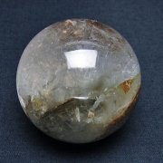 ガーデン水晶ルチル入り 丸玉 45mm [t100-4519]