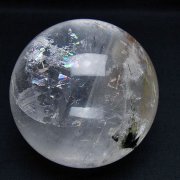 絶品❗レインボー透明度抜群 ガーデンクォーツ インクォーツ庭園水晶 丸玉A785 天然水晶 レインボークォーツ 丸玉 天然石専門店 販売/鬮石