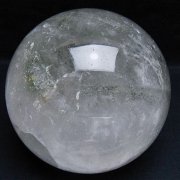 2.3Kg グリーンファントム水晶 丸玉 120mm [T100-4703]
