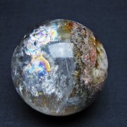 虹入り ガーデン水晶 丸玉 47mm [t100-4715]