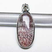 オイルインクォーツ （石油入り 水晶） ペンダント パキスタン産 [T110