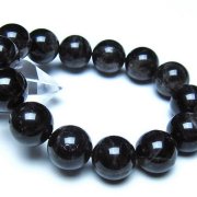モリオン 純天然 黒水晶 ブレスレット 16mm [t112-8354]