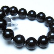 モリオン 純天然 黒水晶 ブレスレット 16mm [t112-8405]