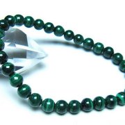 マラカイト ブレスレット 6mm [t115-4736]