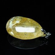 プラチナルチル入り水晶 ペンダント [T12-1837]