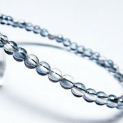 レインボーオーラ水晶 ブレスレット 4mm [T125-6275]