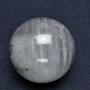 トルマリン入り　水晶　丸玉　天然石 ブラックトルマリン入り水晶丸玉ブレスレット14mm｜マライカ公式通販