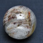 グリーンファントム 水晶丸玉 パワーストーン 天然石 グリーンファントム丸玉 29mm [T129-3002]