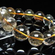 金針ルチル水晶ブレスレット16mm