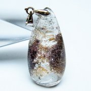 ガーデン水晶 ペンダント [t136-4633]