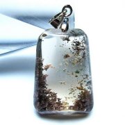 ガーデン水晶 ペンダント [t136-4766]