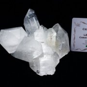 レムリアンシード 水晶 クラスター ミナスジェライス州コリント産  ※証明書付き[T143-2046]