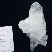 レムリアンシード 水晶 クラスター ミナスジェライス州コリント産  ※証明書付き[T143-2455]