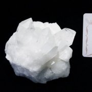 レムリアンシード 水晶 クラスター ミナスジェライス州コリント産  ※証明書付き[T143-2469]