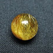 ゴールドタイチンルチル入り 水晶 丸玉 11mm [t145-2341]