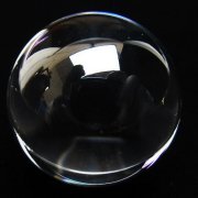 まる　2点　水晶 天然 虹入り水晶 ブラジル産 丸玉 約62mm 穴なし 天然石
