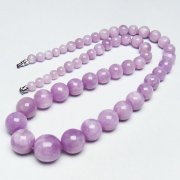 クンツァイト ネックレス 7mm [T17-6383]