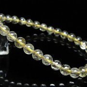 ゴールドタイチンルチル ブレスレット 6mm [t171-8309]